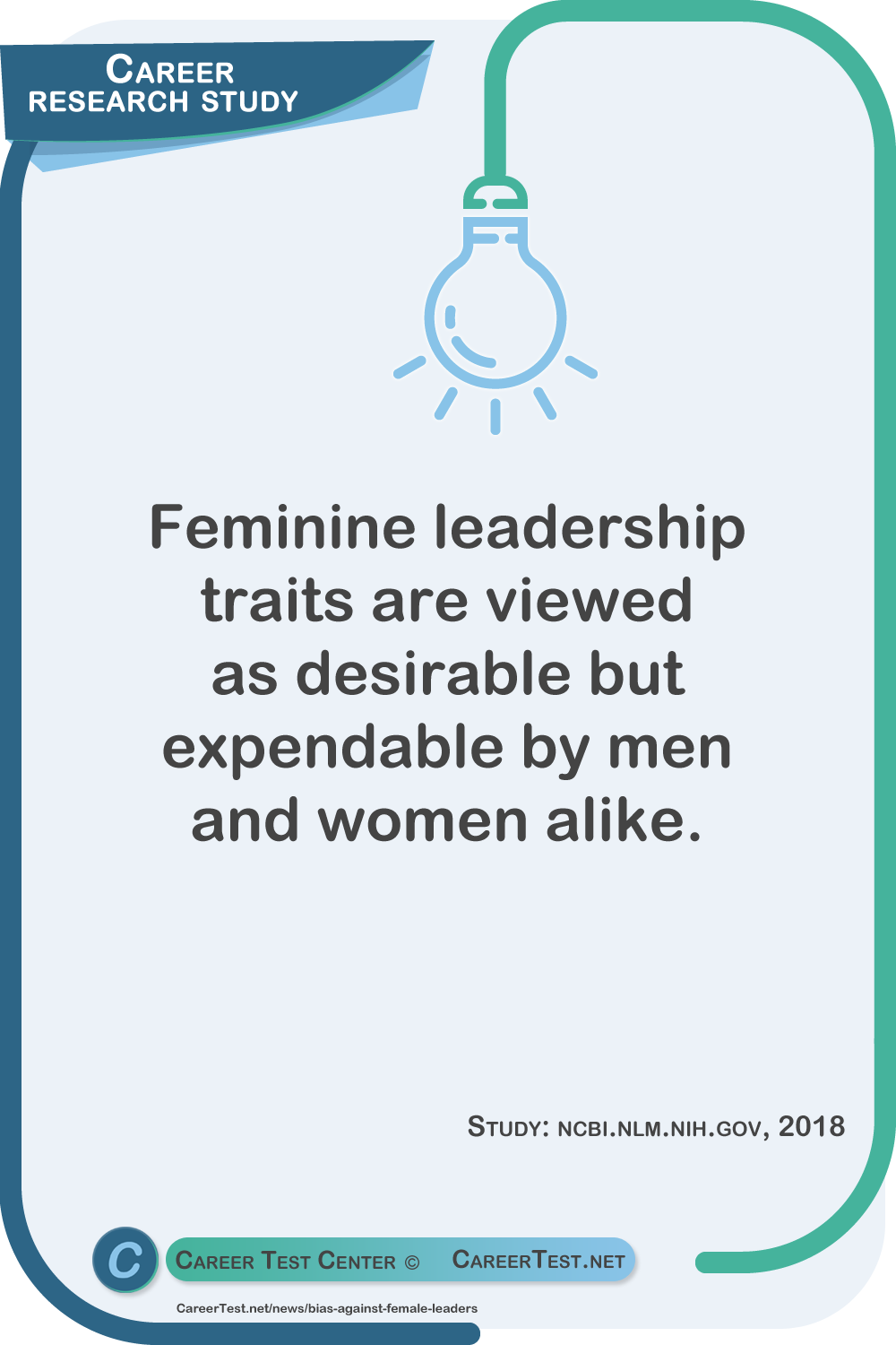 Feminine leadership traits are viewed as desirable but expendable by men and women alike. Study: ncbi.nlm.nih.gov, 2018